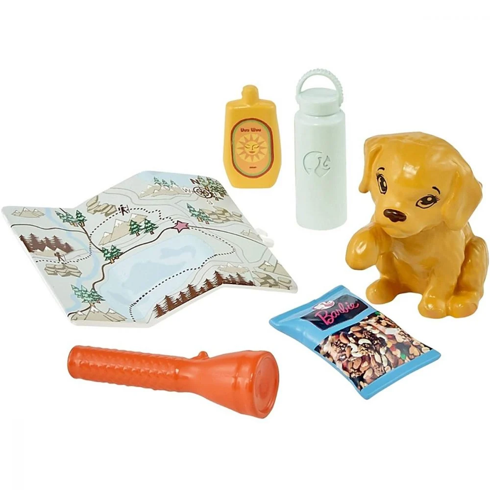 Set Barbie Wellness, Hiking cu catelus GRN66 887961908886