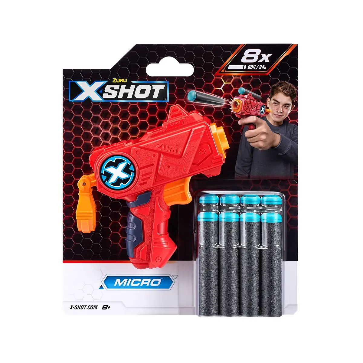 Pistol Excel Micro X-Shot, 8 proiectile 193052040114 XS3613