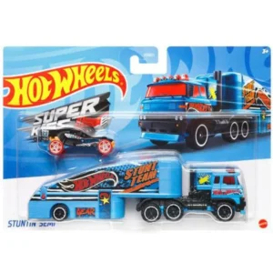 Set Hot Wheels Camion si Masinuta Stuntin Semi 746775307509 GBF16