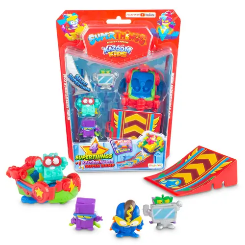 Set SuperThings Kazoom Kids 4 Figurine