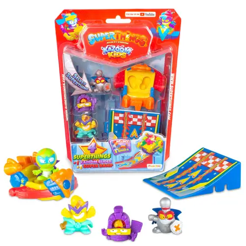 Set SuperThings Kazoom Kids 4 Figurine