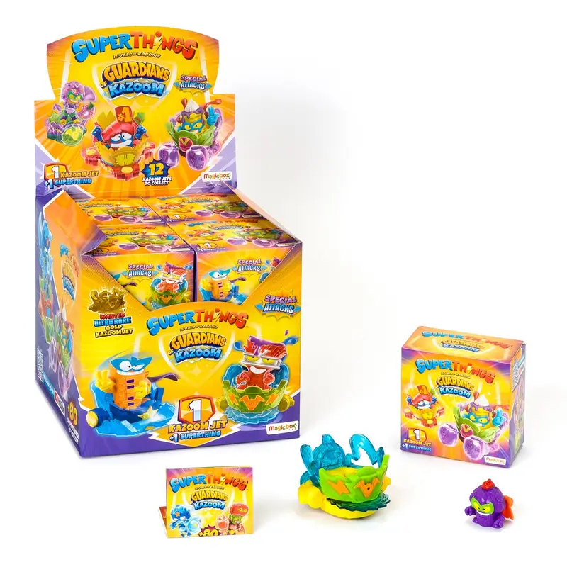Set SiperThings, Guardians of Kazoom Figurina Kid + Vehicul Jet